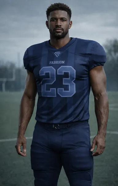 Custom American football jerseys manufactured by Fabrion Thailand