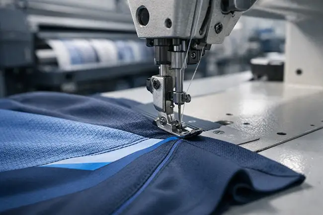 Fabrion in-house sportswear manufacturing facility Thailand