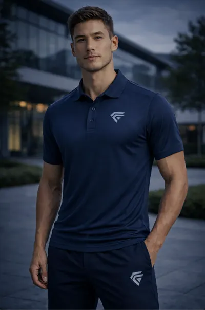 Custom performance polo shirts manufactured by Fabrion Thailand