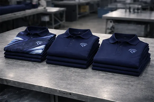 Custom polo shirt manufacturing by Fabrion Thailand