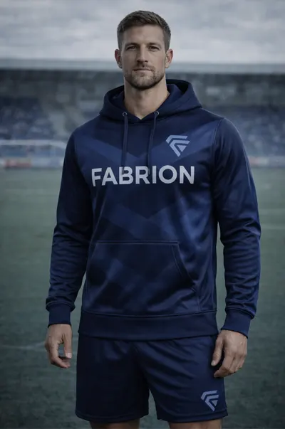 Custom sublimation hoodie manufactured by Fabrion Thailand