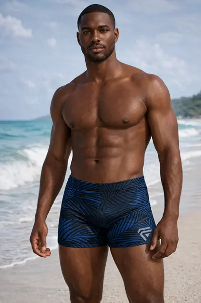 Custom swim trunks manufactured by Fabrion Thailand