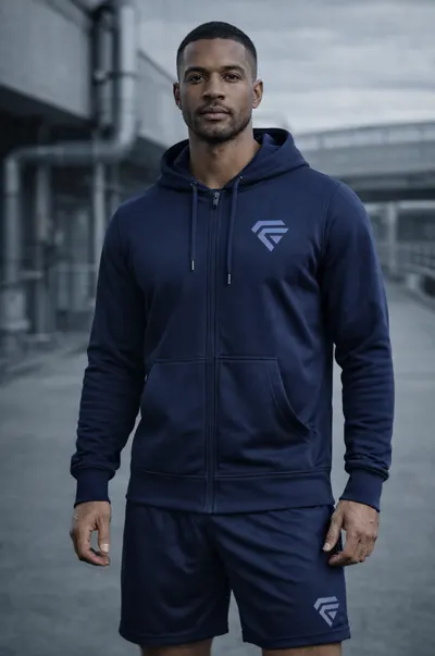 Custom zip hoodie manufactured by Fabrion Thailand