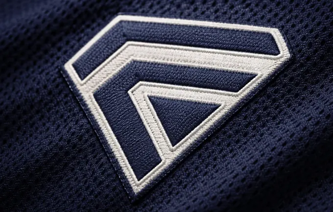 Custom embroidery logo on sportswear by Fabrion Thailand