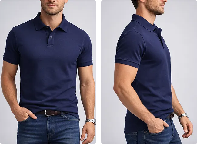 Polo shirt size and fit by Fabrion Thailand