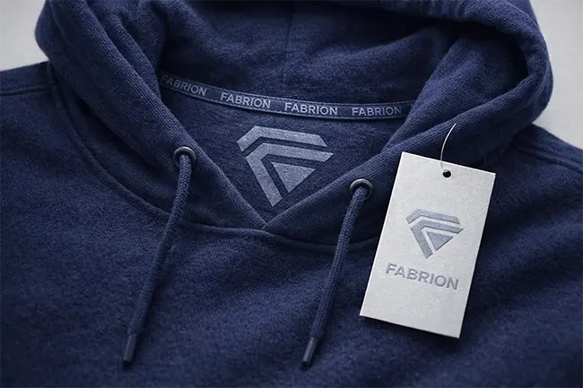 Blank hoodie branding and private labeling