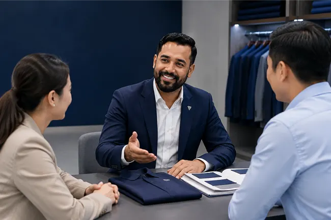 Who on-site uniform measuring is for