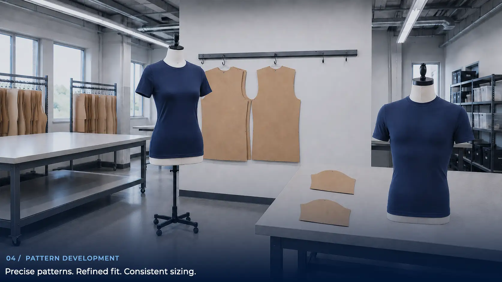 Apparel pattern development at Fabrion